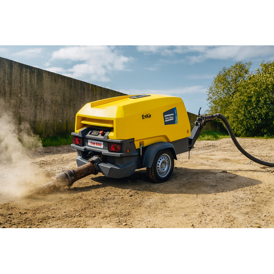 Huchem Elektrische Compressor H185 VSD 5 tot 12 bar | 5,4 m³/min | Atlas Copco E-Air