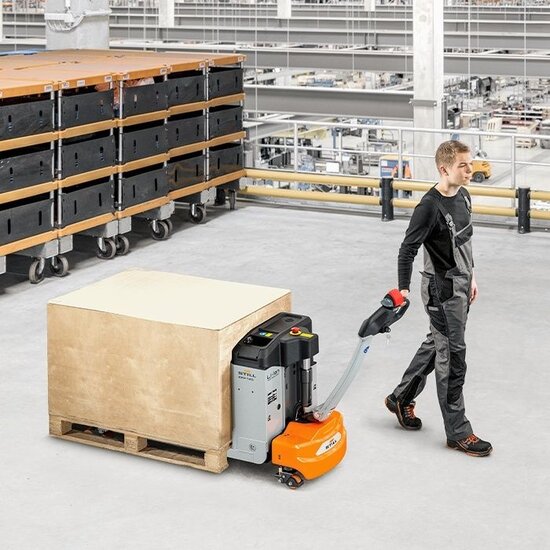 Huchem  Electrische palletwagen 1500 kg | Pallettruck | Pompwagen compacte elektrische pallettruck huren