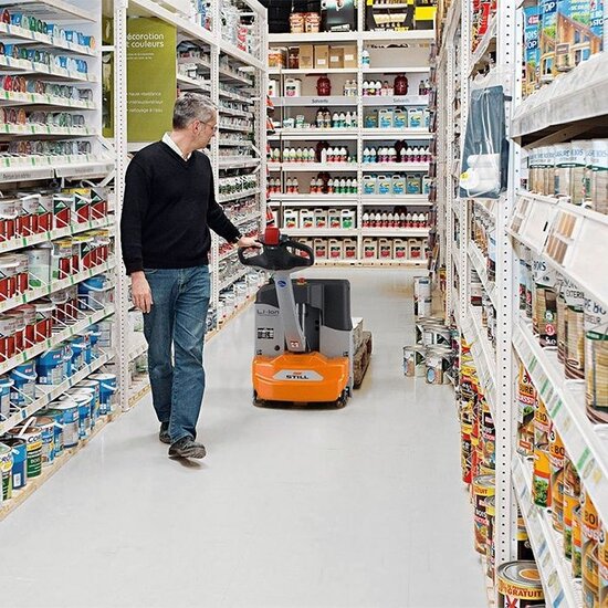 Huchem  Electrische palletwagen 1500 kg | Pallettruck | Pompwagen compacte elektrische pallettruck huren