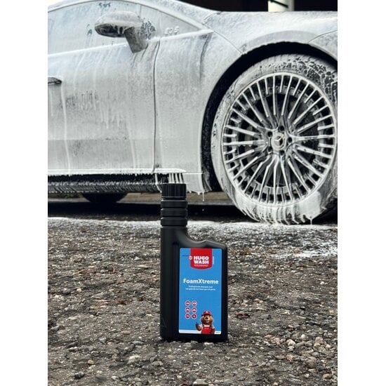 Huchem Autoshampoo | 0,5L | FoamXtreme | Ultieme foam combinatie voor een glanzende lak | Hugo Wash | Concentraat
