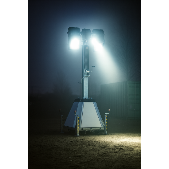 Huchem Lichtmast Mobiel Plug in