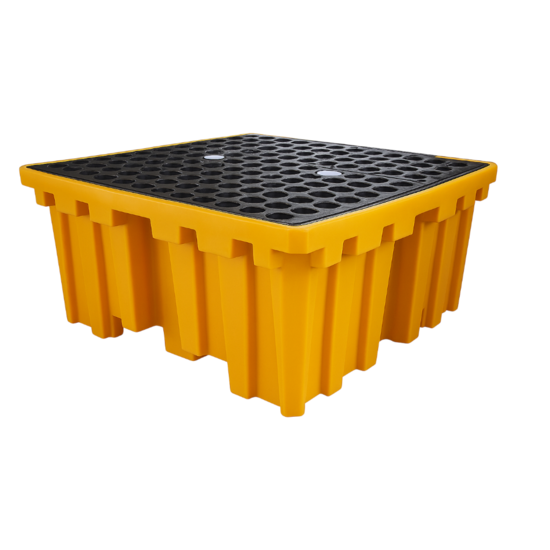 Huchem Lekbak voor IBC – Kunststof | 1600 × 1600 × 700 mm | Industrieel opvangsysteem | Hugo SpillShield | Milieu