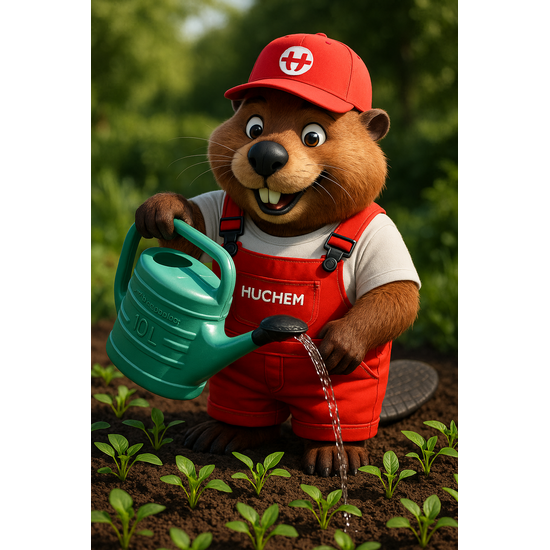 Huchem Gieter | 10L | Plantengieter | Bloemengieter | Modern | Ergonomisch | Tuinieren | Bijvullen | Broeskop / Sproeikop