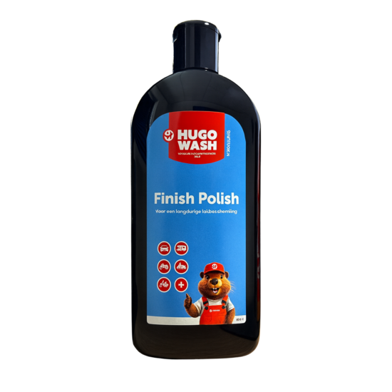 Huchem Finish Polish 500 ml – Langdurige lakbescherming & diepe glans | Hugo Wash