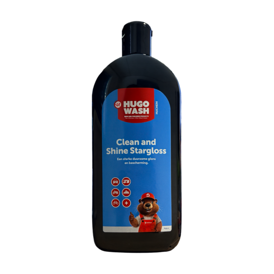 Huchem Clean & Shine Stargloss 500 ml – lakverzorging & hoogglans | Hugo Wash | Lak hersteller
