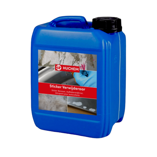 Huchem Stickerverwijderaar | 5L | Sticker Remover | Teer-& lijmresten verwijderaar