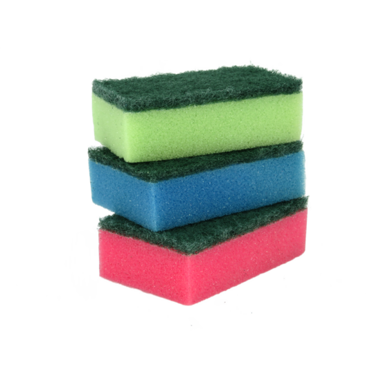 Huchem Schuursponsen Dagelijks Gebruik 10-Pack – Compact & Effectief