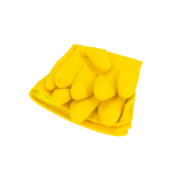 Huishoudhandschoen 2 paar Latex Geel – Maat M – Sterke Schoonmaakhandschoenen