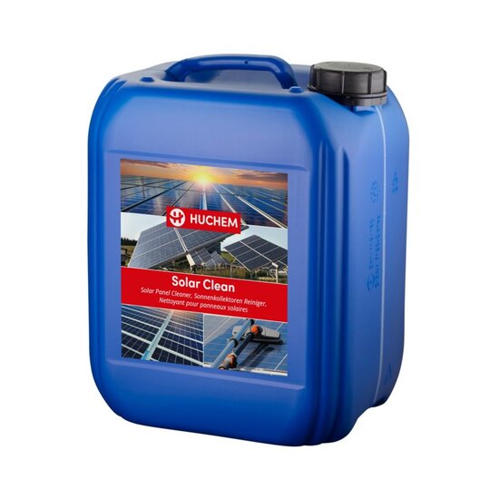 Huchem Zonnepanelenreiniger 10 L | Streeploos & prestatieherstel | Solar Clean