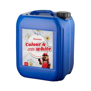 Vloeibaar Wasmiddel 10 L – Bont & Wit, >200 wasbeurten | Geconcentreerd