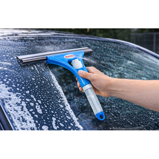 Huchem Ruitenreiniger met 140 ml Spray & Wisser | Hugo Tools