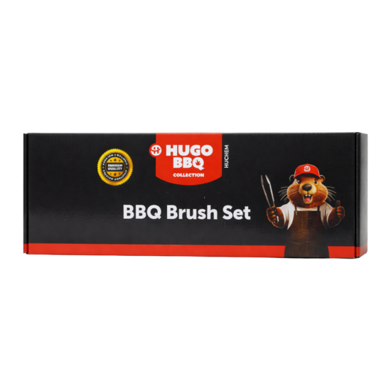 Huchem BBQ Cleaning Brush Set – 3-delige Grillborstel Set voor BBQ Rooster & Grillplaat