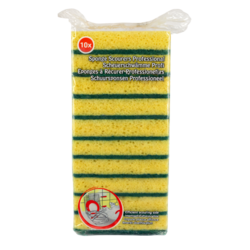 Professionele Schuursponsen 10-Pack – Extra Sterk voor Zware Schoonmaaktaken