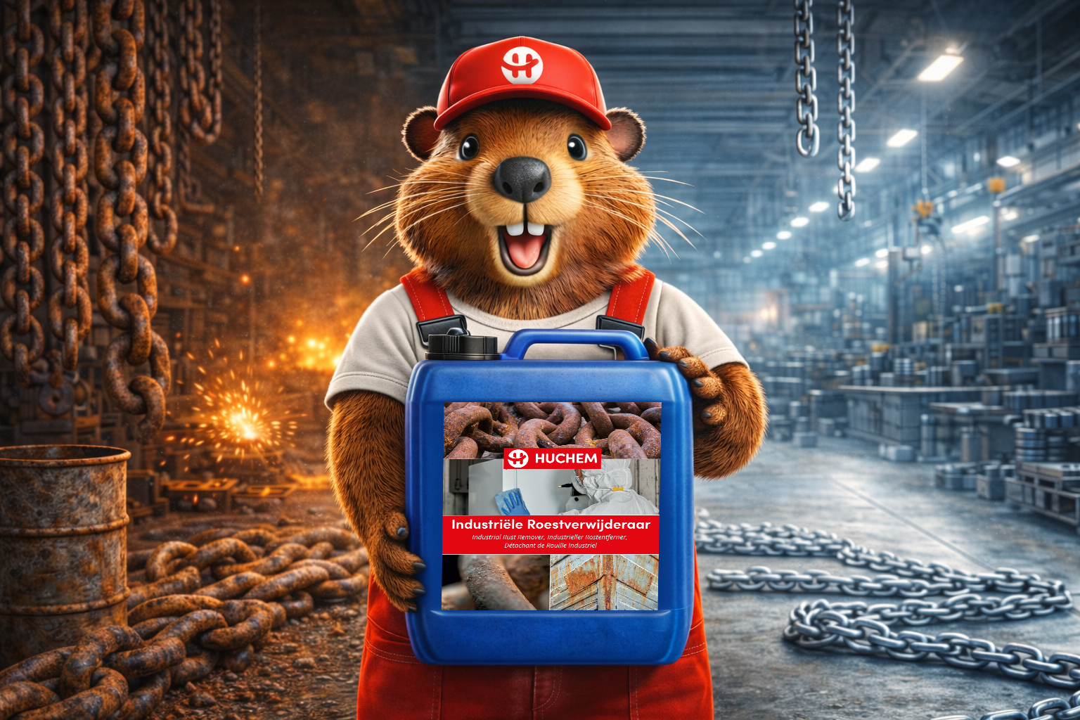 Last van  roest? Bestel de Roestverwijderaar van Huchem!