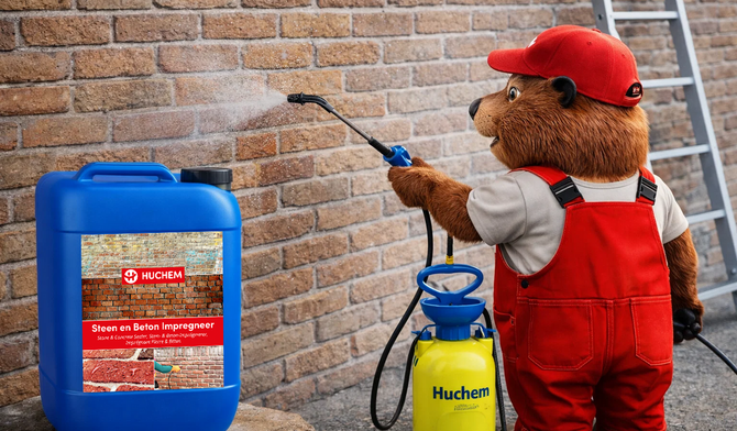 Gevel impregneren? Bestel de Steen & Beton Impregneer van Huchem!