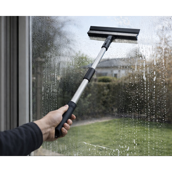 Huchem Raamwisser | Hugo Tools | Raamwisser met spons en 50 cm steel | Window cleaning