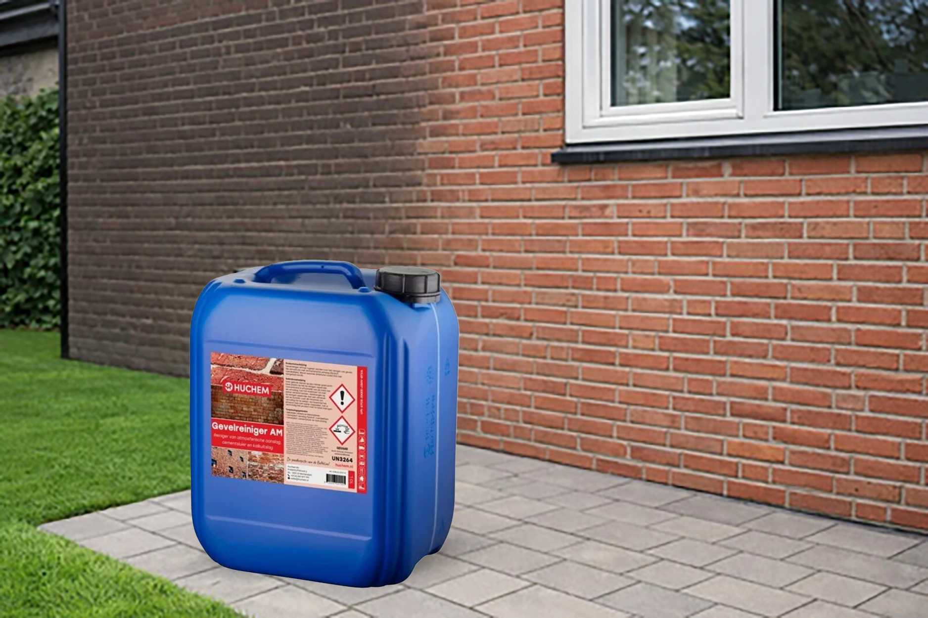 Last van een vervuilde gevel? Gebruik de Gevelreiniger van Huchem!