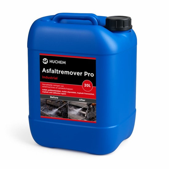 Huchem Asfaltremover Pro 20L – Asfalt-, Teer- en Bitumenverwijderaar & Antikleefmiddel