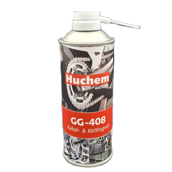 Huchem Kabel- en Kettingvet Spray 400 ml | Hechtvet voor Kettingen, Kabels en Tandwielen
