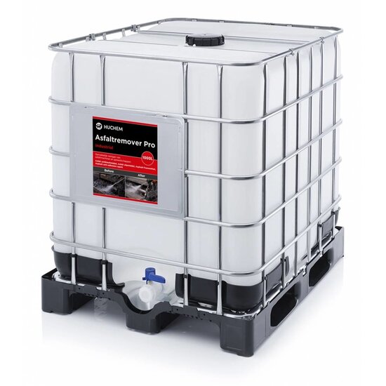 Huchem Asfaltremover Pro 1000L – Asfalt-, Teer- en Bitumenverwijderaar & Antikleefmiddel