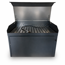 Onderdelenreiniger | Ontvetterbak | 150L  | met Deksel en Gasveren | Proffesional