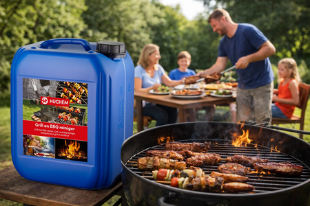 Maak uw barbecue weer schoon met de Grill en BBQ Reiniger van Huchem!