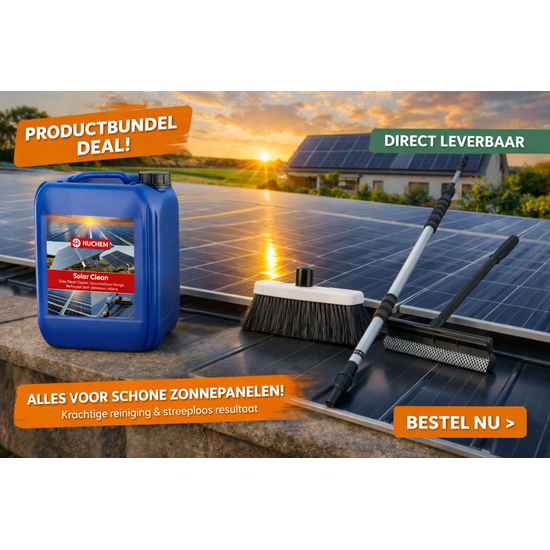 Huchem Andy’s Zonnepaneel Reinigingsset – Professioneel Schoon Resultaat