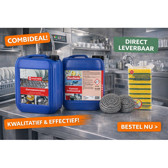 Huchem Andy’s Schone Vaatwas – Complete Afwasset