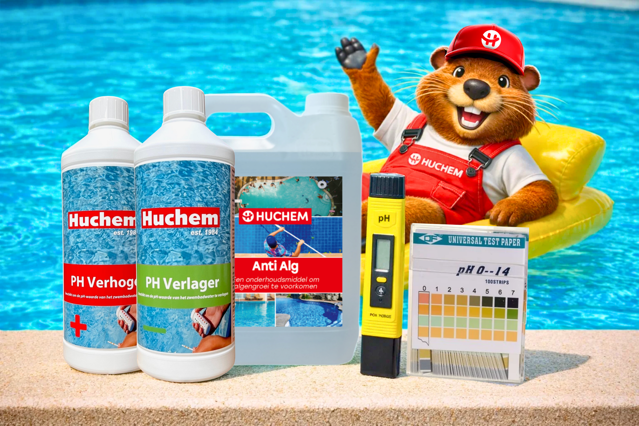 Wat is de ideale pH-waarde van een zwembad en hoe corrigeer ik deze?