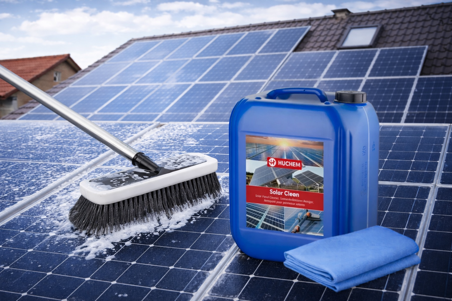 Hoe maak ik mijn zonnepanelen schoon?