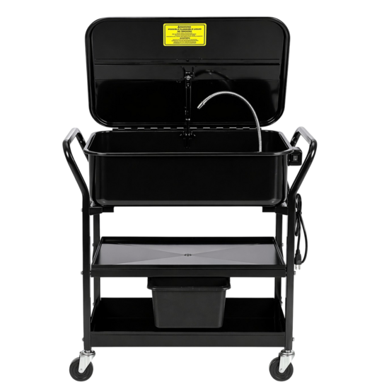 Huchem Onderdelenreiniger | Ontvetterbak| PowerClean Pro 45 Mobile  | 45L