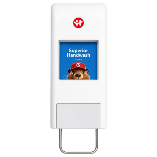 Huchem Garagezeep met maiskorrel | 2L | Softfles | (Professionele Handreiniger) t.b.v. Dispenser