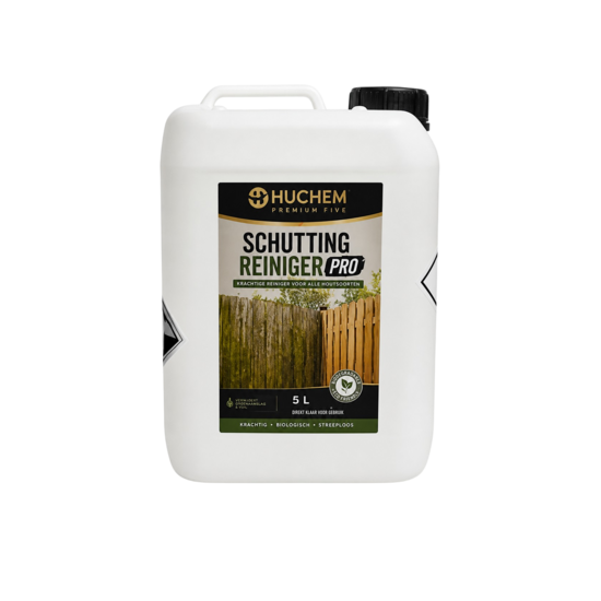 Huchem Schutting Reiniger | Premium | 5L | Groene Aanslag verwijderaar | Pro | Krachtig & Snel Resultaat