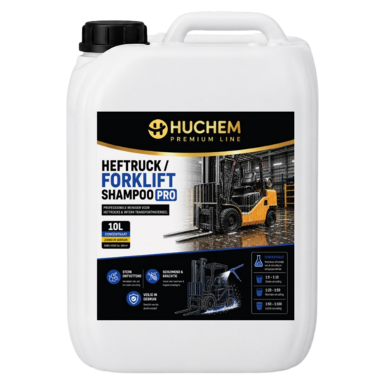 Huchem Heftruck / Forklift Shampoo Pro – Industriële heftruck reiniger  | Can 10L