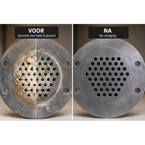 Huchem Industriële Ontkalker met Corrosie-Inhibitoren – 10 liter | Decaler | Microchannel | Ontkalkingsmiddel | Drycooler | Warmtewisselaar