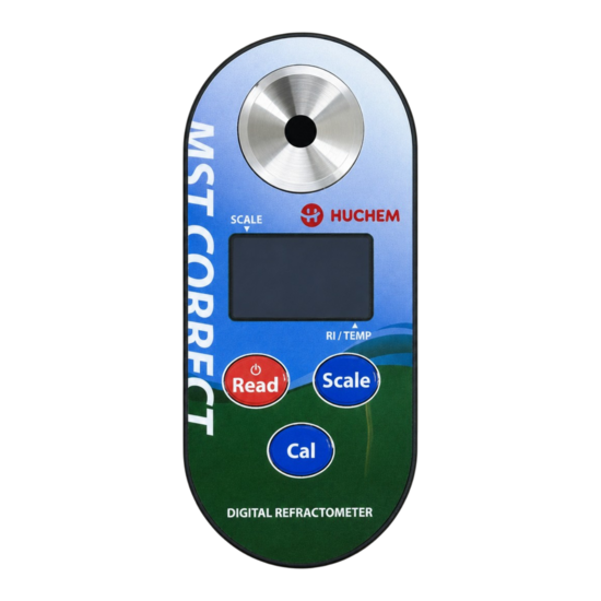 Huchem Digital Refractometer MST | Propyleen & Ethlyeenglycol