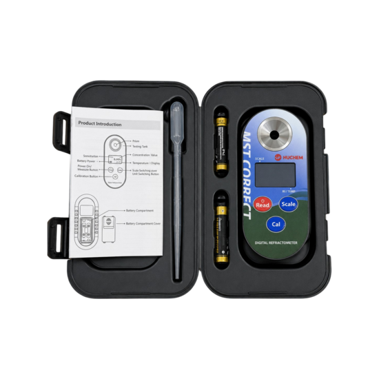 Huchem Digital Refractometer MST | Propyleen & Ethlyeenglycol