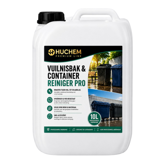 Huchem PRO-line Vuilnisbak & Container Reiniger Pro – 10 Liter