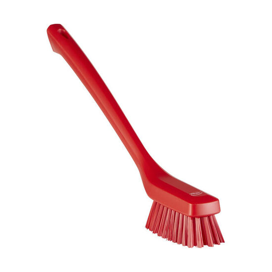 Vikan Hygiene Smalle Borstel met Lange Steel | 46 mm | Rood