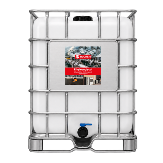 Huchem Ethyleen Glycol IBC 600 L | MEG – antivries 100% concentraat | Huchem