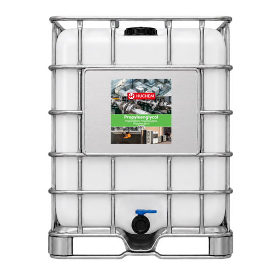 Huchem Propyleen Glycol 50% – MPG | 600L IBC - 33°C (voor koel- en verwarmingsinstallaties)