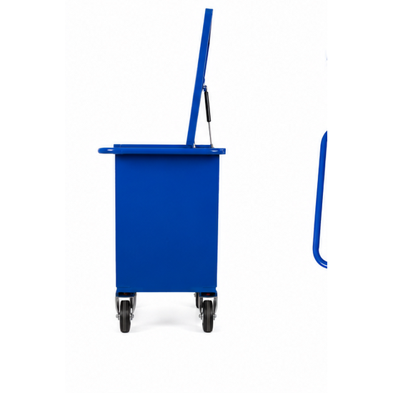 Huchem Verrijdbare absorptiekorrel dispenser | Met Deksel, zeef en schep