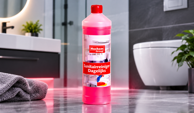 Sanitair schoonmaken zonder gedoe? Zo werkt de Huchem WC- & Sanitairreiniger