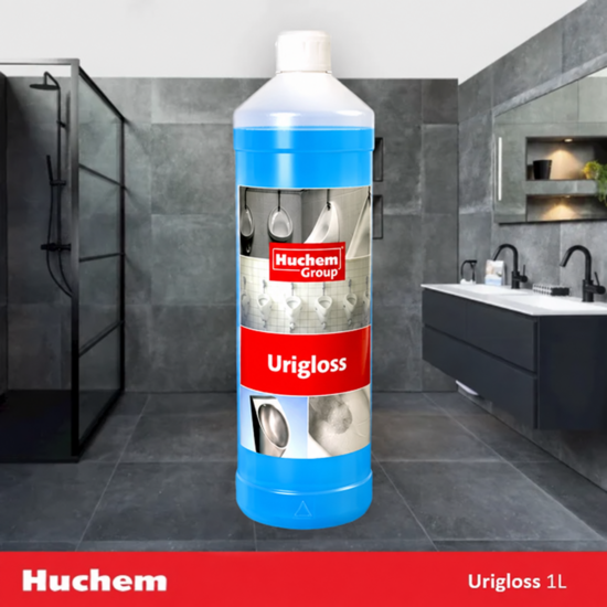 Huchem Urigloss — Professionele Urinesteen- & Urinoirreiniger (1 L)