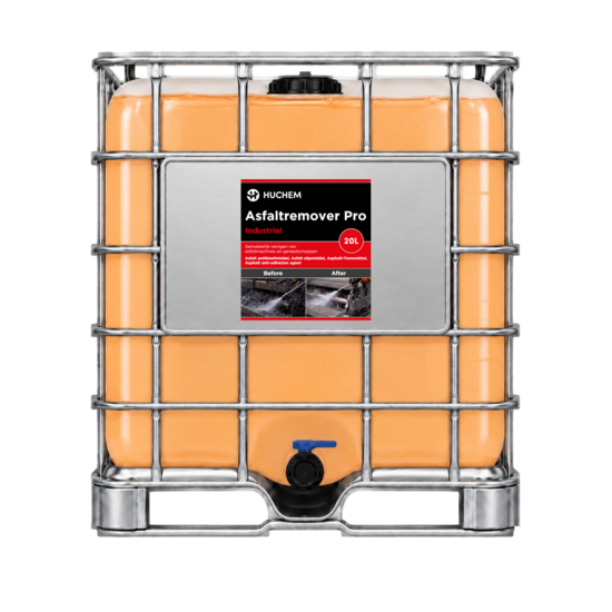 Huchem Asfaltremover Pro 1000L – Asfalt-, Teer- en Bitumenverwijderaar & Antikleefmiddel