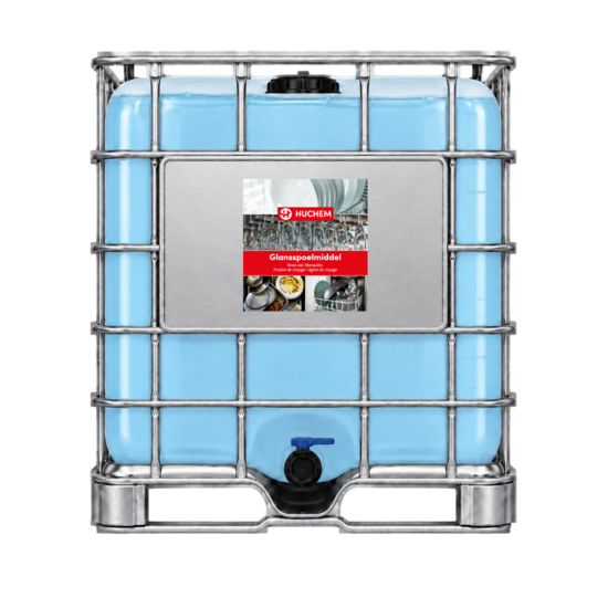 Huchem Glansspoelmiddel | Naglans | 1000L | Horeca | Naglansmiddel | Horeca | Spoelkeuken | Catering