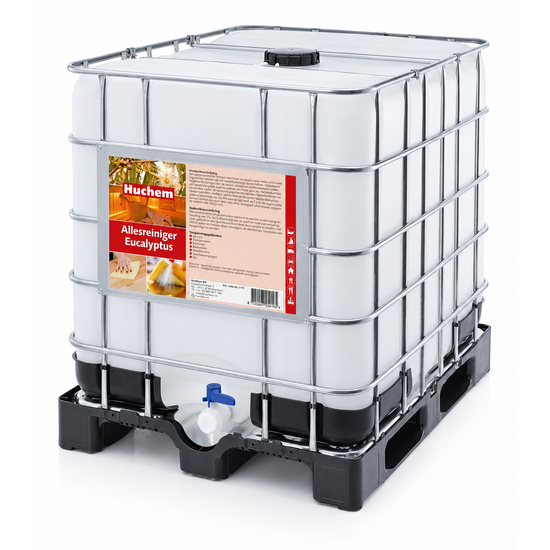 Huchem Allesreiniger Eucalyptus – 1000 Liter IBC | Professionele Allesreiniger | Concentraat