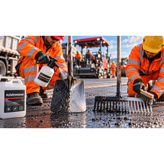 Huchem Asfaltremover Pro 1000L – Asfalt-, Teer- en Bitumenverwijderaar & Antikleefmiddel