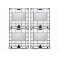 Huchem IBC Container Multibox 1000L Gespoeld –IBC Vloeistofcontainer – Duurzame Keuze (CO₂ voordeel)