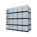 Huchem IBC Container Multibox 1000L Gespoeld –IBC Vloeistofcontainer – Duurzame Keuze (CO₂ voordeel)